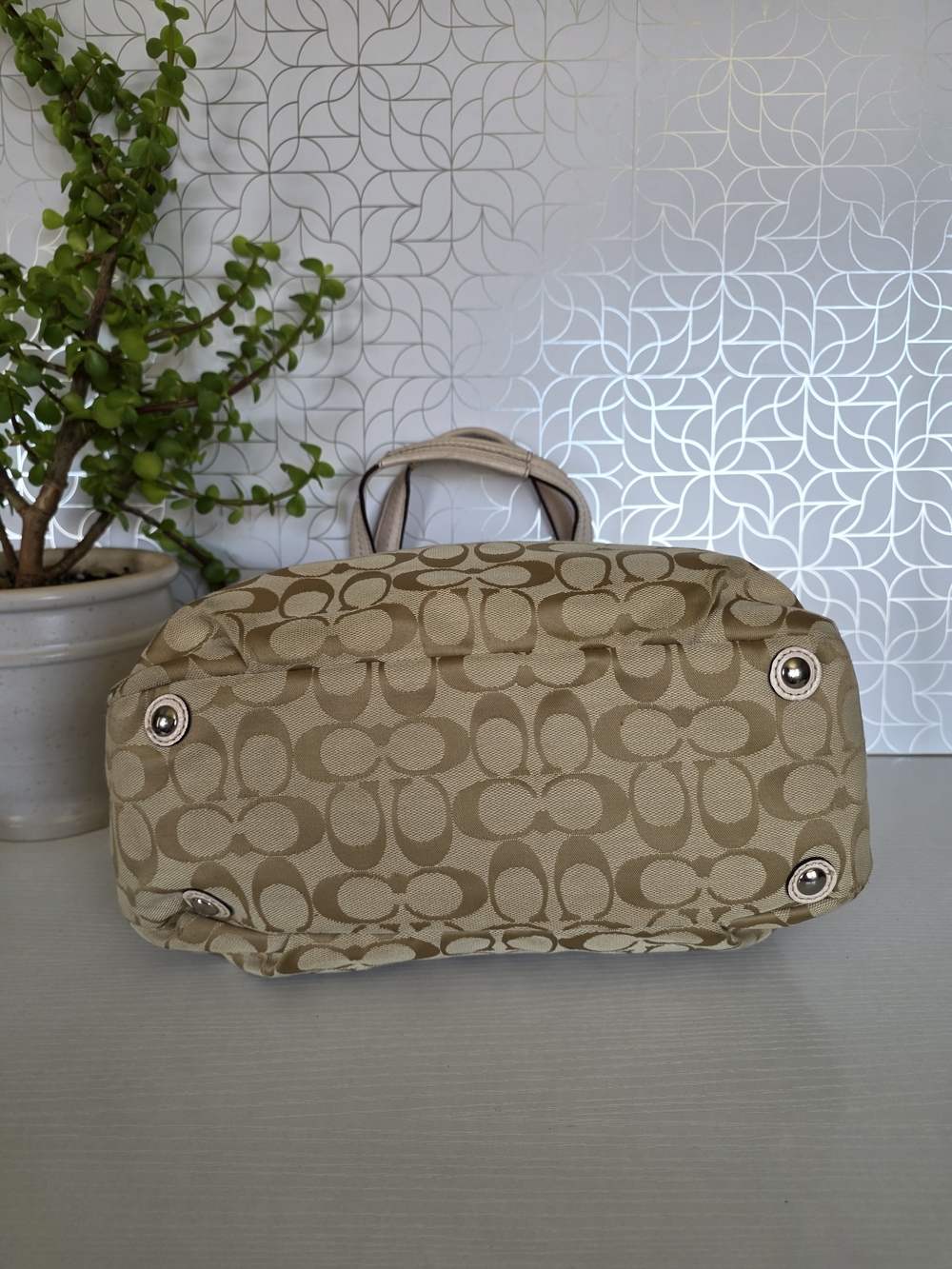 Coach Soho Signature Tote Bag - Picture 6 of 12